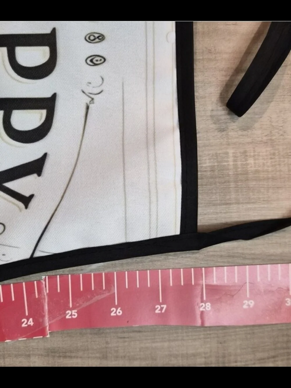 80th Birthday Pink Floral Banner & Apron Set - Happy Birthday